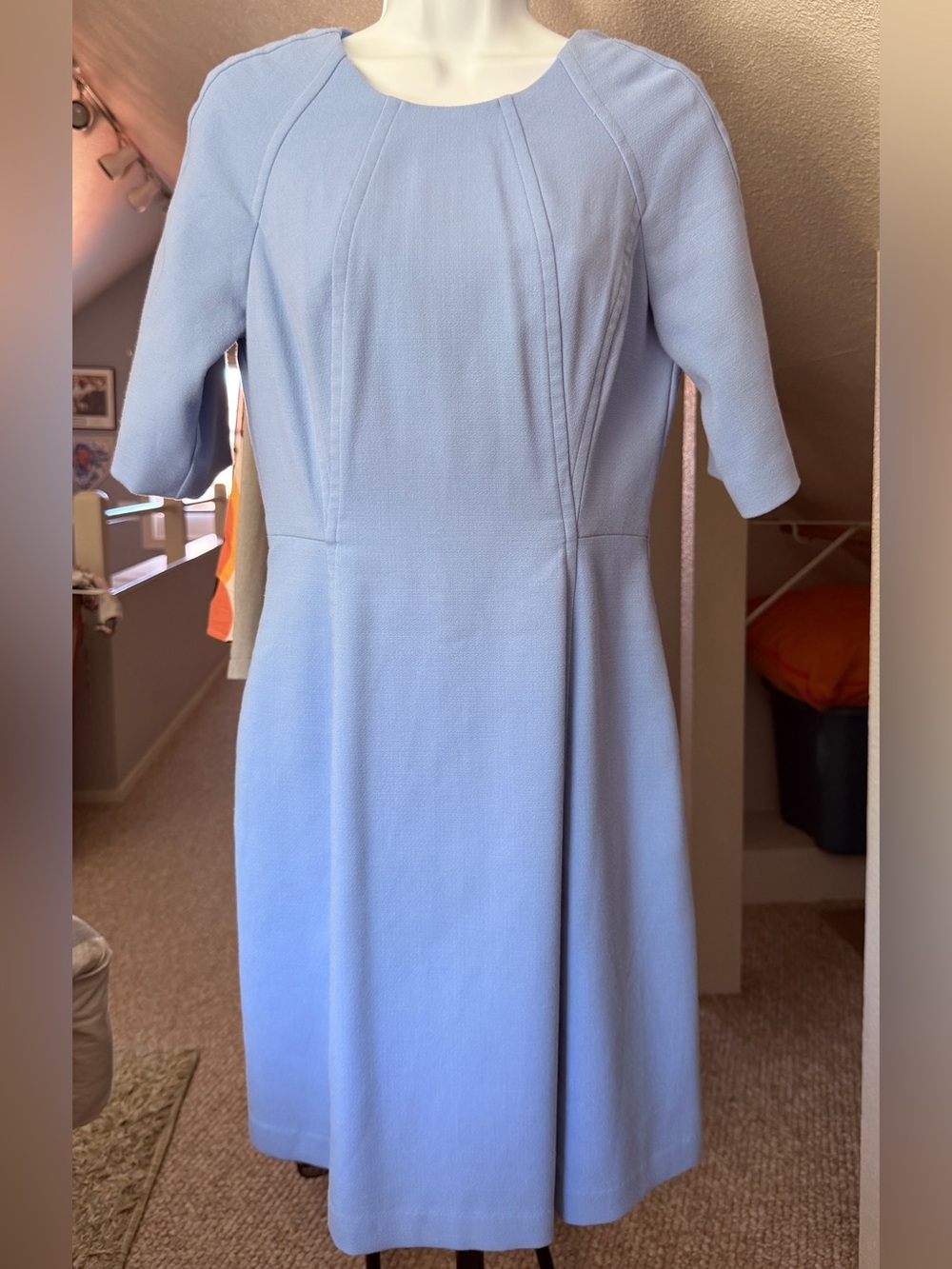 Vince Camuto Powder Blue Midi Dress